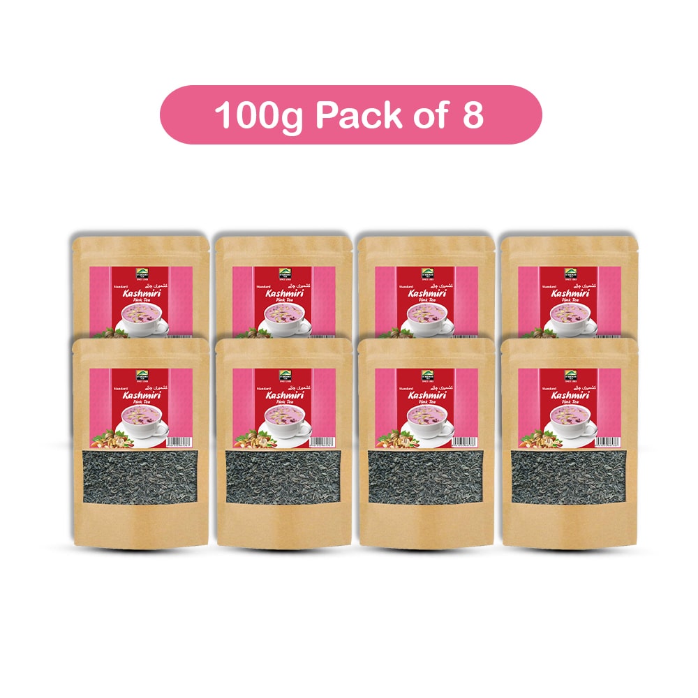 Kashmiri Pink Tea 100 gm Pack of 8