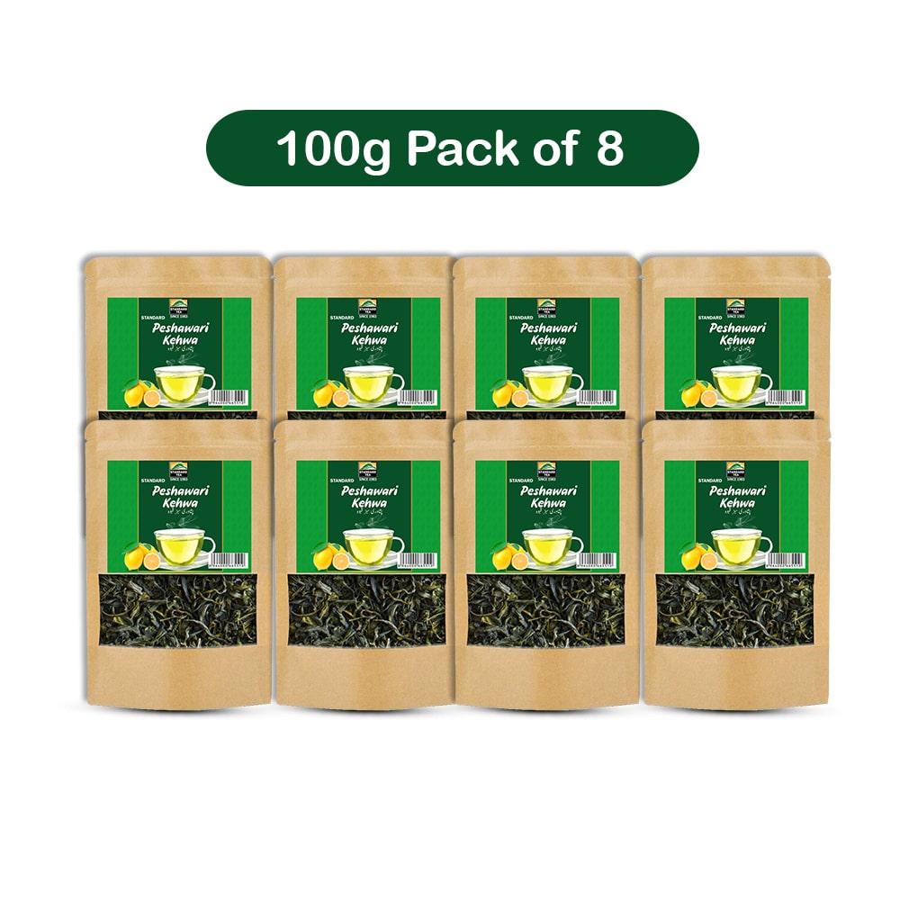 Green Tea (Peshawri Qehwa) 100 gm Pack of 8